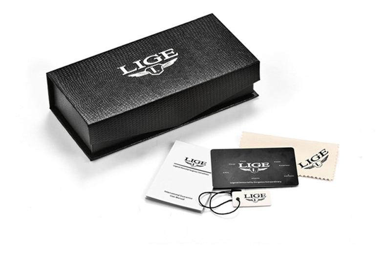 Lige Style Men's Stainless Steel Watch