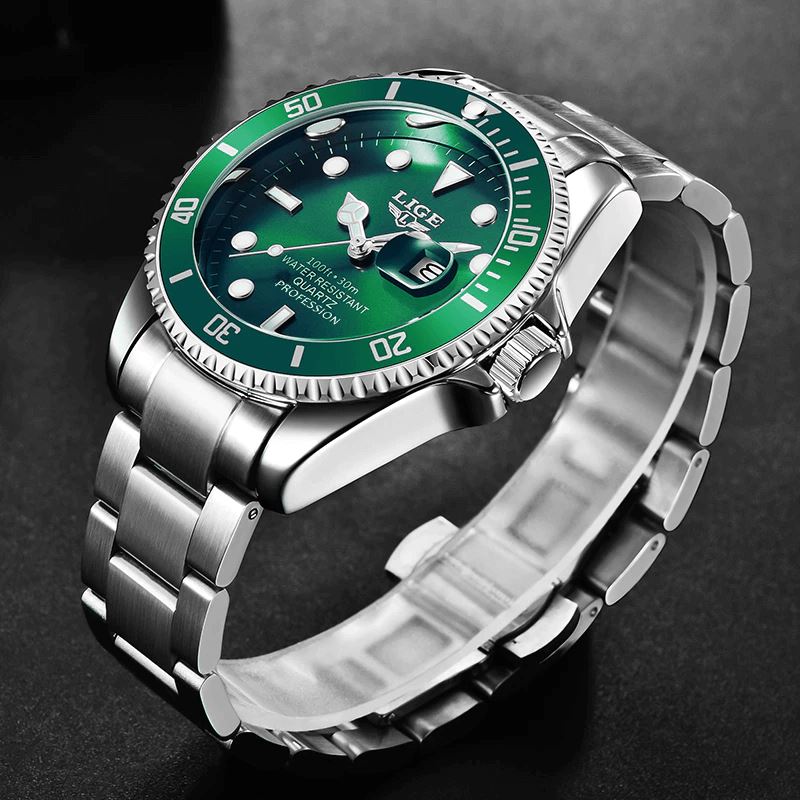 Lige High Class Men’s Stainless Steel Watch