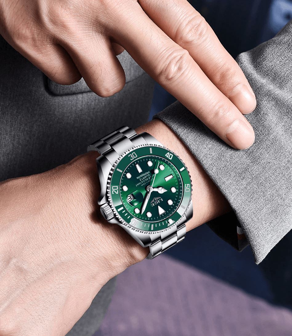 Lige High Class Men’s Stainless Steel Watch