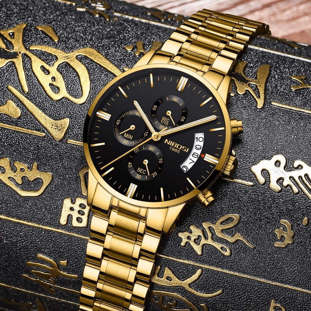 Nibosi Supreme Men’s Stainless Steel Watch