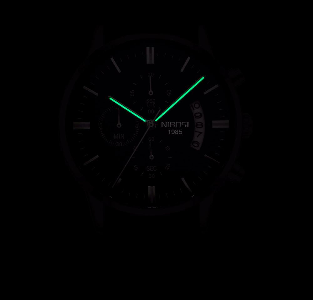 Nibosi Supreme Men’s Stainless Steel Watch