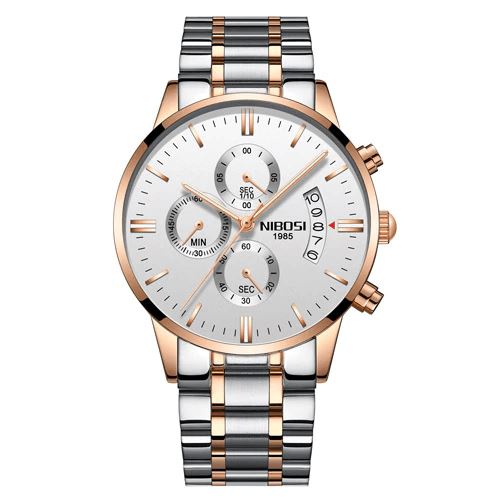 Nibosi Supreme Men’s Stainless Steel Watch