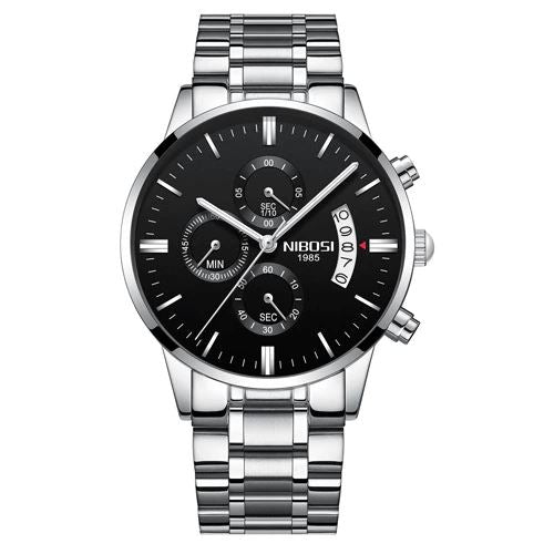 Nibosi Supreme Men’s Stainless Steel Watch