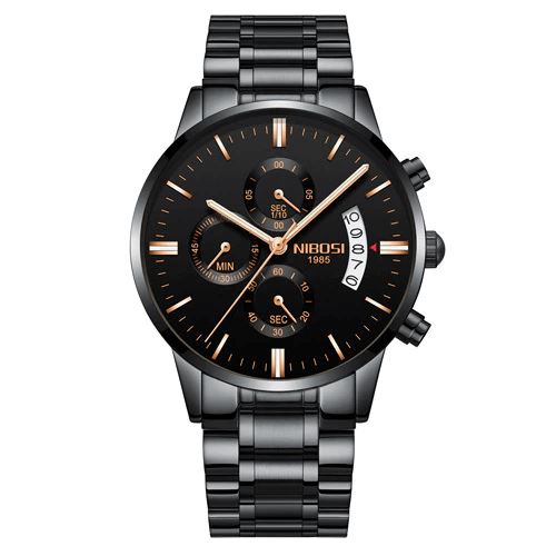 Nibosi Supreme Men’s Stainless Steel Watch